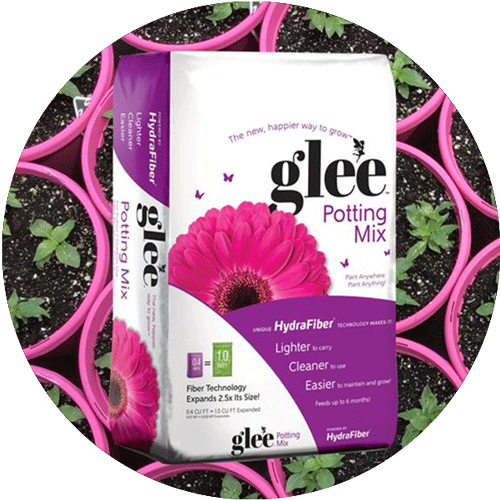 A package of Glee Potting Mix.